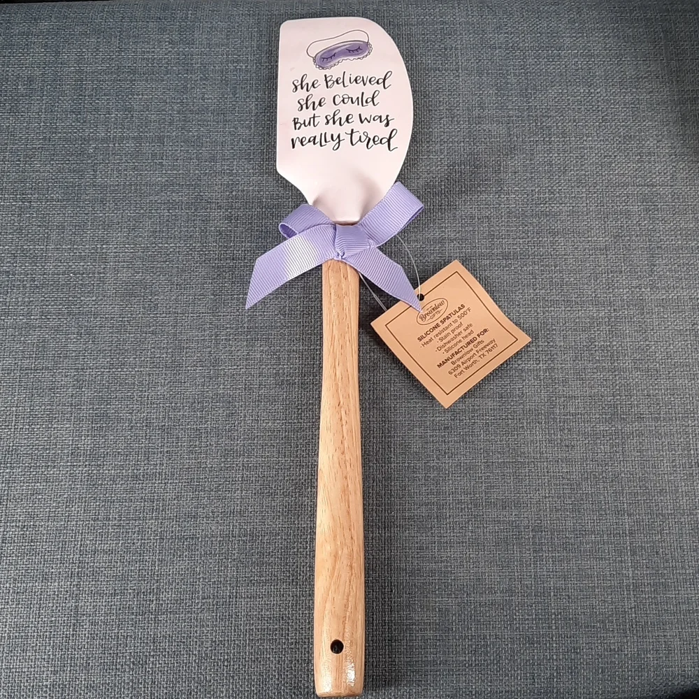 Silicone Spatula Funny She Believed Heat Resistant Dishwasher Safe Gift